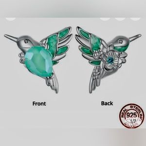 Hummingbird charm